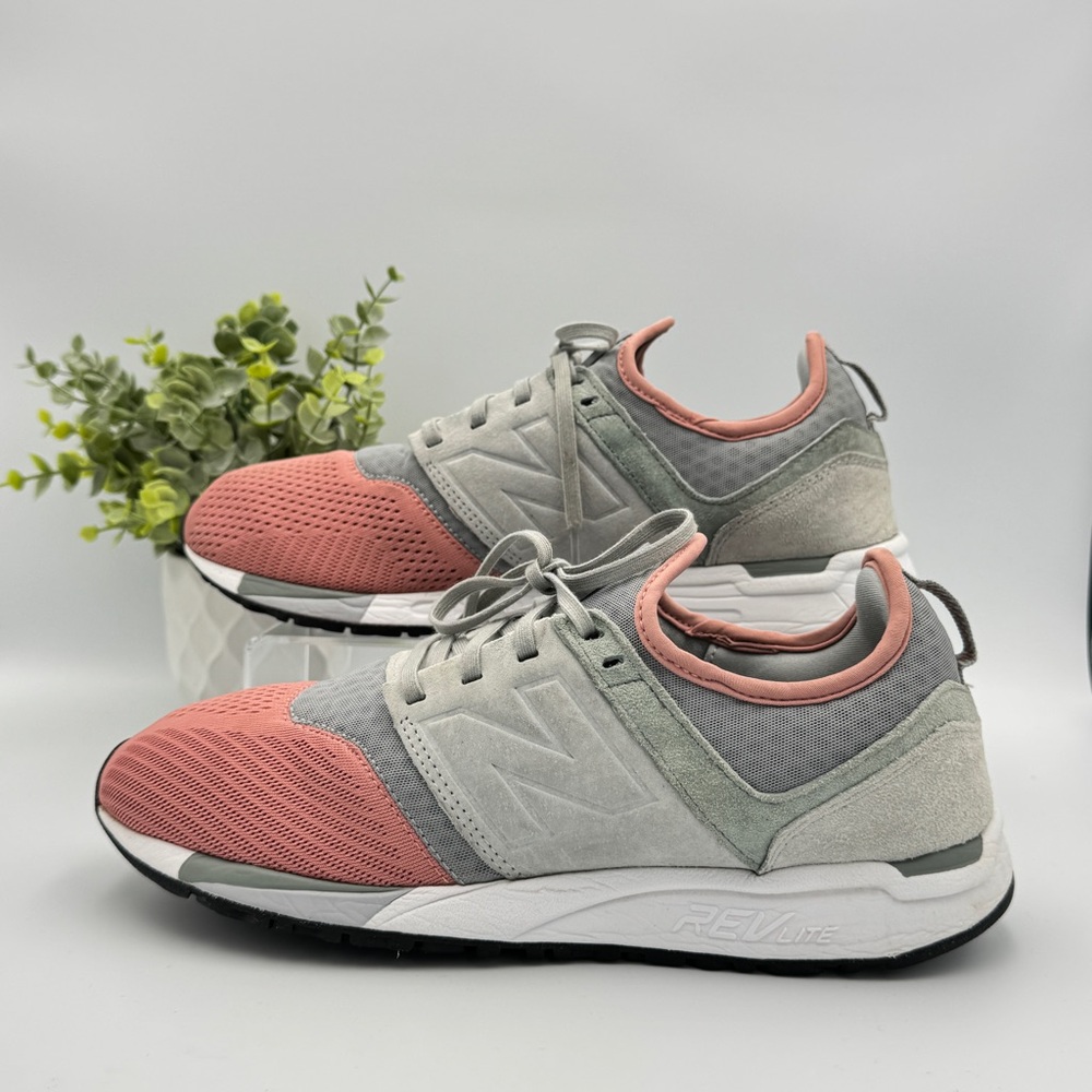 New Balance Men’s 247 Gray Rare Mesh Sneakers Shoes Size 8.5